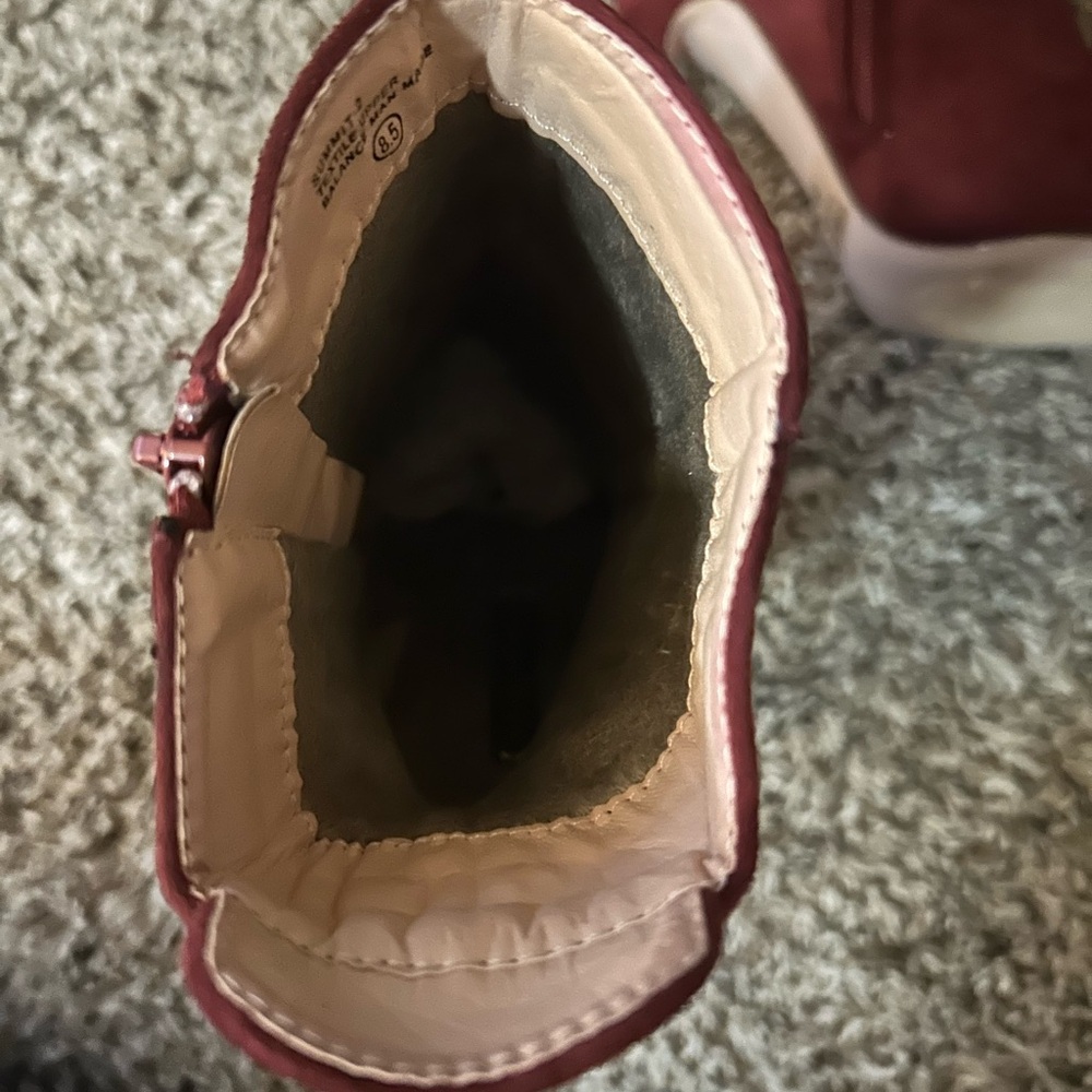 Stylish Red Ankle Boots